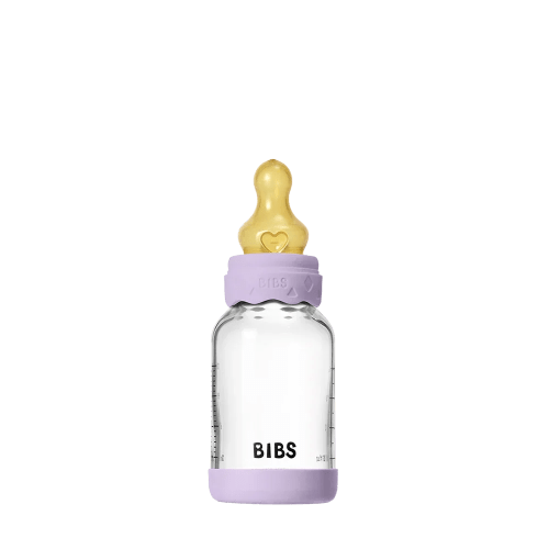 Baby Glass Bottle Boheme Set 120ml Latex - Violet Sky