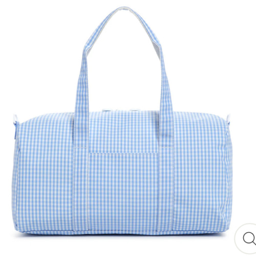 Duffel - Weekender - Gingham Sky