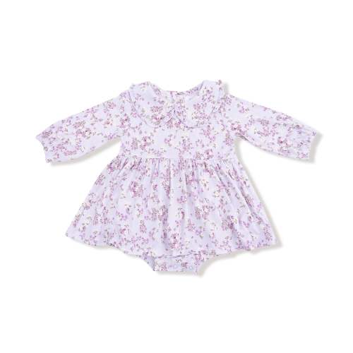 Peter Pan Collar Bubble w/ Skirt | Sweet Dream Florals