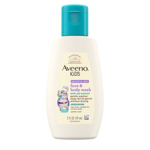 Aveeno Kids' Face & Body Wash - 2 fl oz