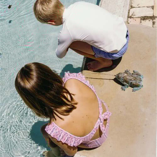 unisex cream rashguard - Minnow | Maisonette