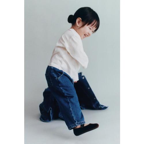 SOFT TOUCH INTERIOR JEANS - Mid-blue | ZARA United States