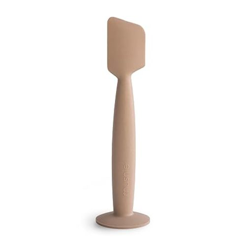 mushie Diaper Cream Applicator Soft Silicone with Suction Base (Dried Thyme)
