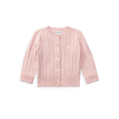 Polo Ralph Lauren Baby Girl's Cable-Knit Cotton Cardigan | Saks Fifth Avenue