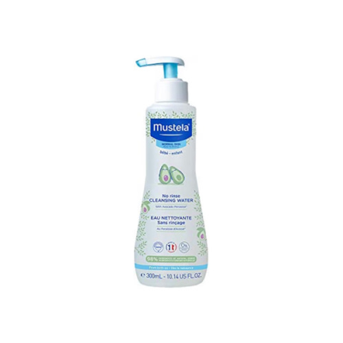 Mustela Baby Cleansing Water - No-Rinse Micellar Water - with Natural Avocado & Aloe Vera - for Baby's Face, Body & Diaper - 1 or 2-Pack - Various Sizes