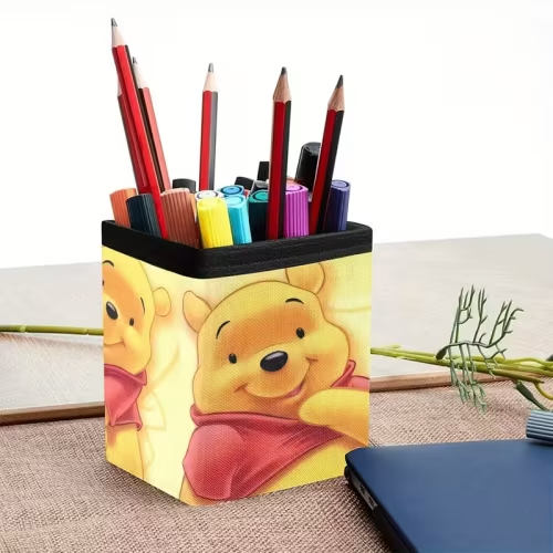1pc pencil holder cute polyester desk - Temu