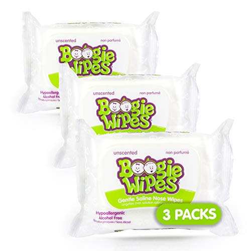 Boogie Wipes Wet Wipes for Baby and Kids, Unscented, 30 Wipes 30 Count (Pack of 3)