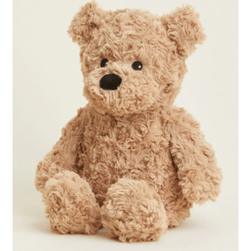 Brown Curly Bear Warmies | Microwavable Brown Curly Bear Warmies Stuffed Animal | Warmies USA