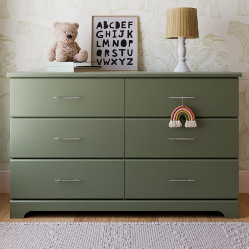 Storkcraft Brookside 6 Drawer Double Dresser & Reviews | Wayfair
