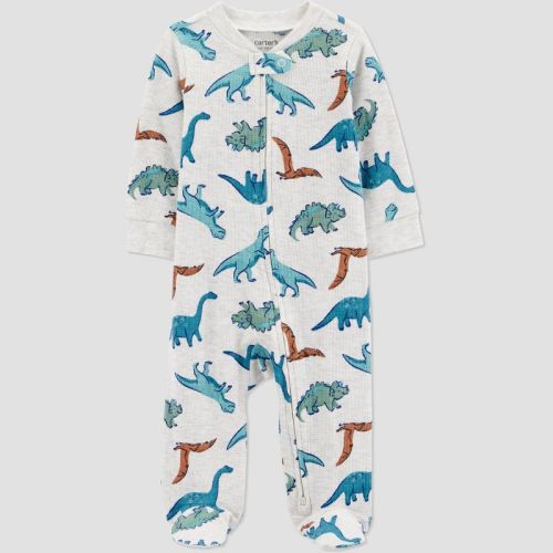 Carter's Just One You®️ Baby Boys' Dinosaur Sleep N' Play - Gray 3M