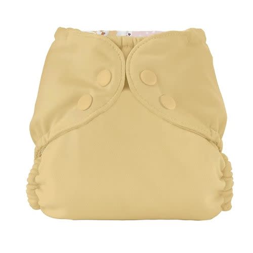Esembly Cloth Diaper Outer, Swim and Waterproof Cloth Diaper Cover, Leak-Proof and Breathable Layer, Reusable with Snap Closure - Size 1, Barley
