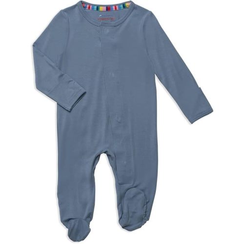 Magnetic Me Boys Modal Magnetic Baby Footie Pajamas | Silky Soft Modal Fabric | Baby Sleepers
