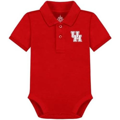 College Baby NCAA Infant Polo Bodysuit Solid - Unisex, (0-12 Months)