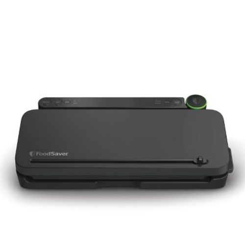 FoodSaver Premier Vacuum Sealer: Dry/Moist/Marinate Modes, Roll Storage, Cutter Bar, Bags & Roll Kit, Black, Plastic