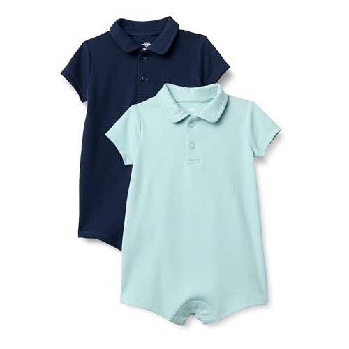 Amazon Essentials baby-boys Short Sleeve Romper