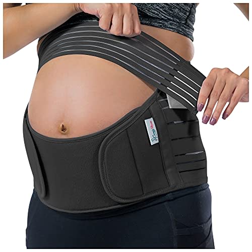 Belly Bands For Pregnant Women, Pregnancy Belly Support Band, Belly Band For Back Support. Pregnancy Must Haves, Belly Support For Pregnancy. Black Color/Size XL