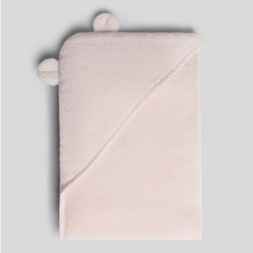Organic Hooded Baby Towel with Ears (Blush) – Parachute Home