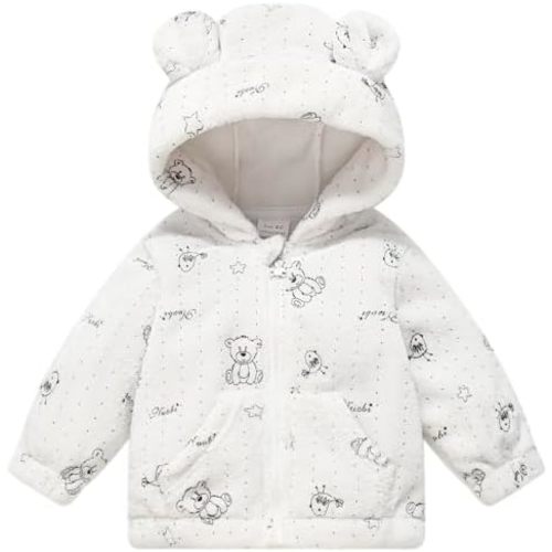 Toddler Fleece Jacket Baby Winter Coat Newborn Girl Hoodie Infant Boy Clothes 3T