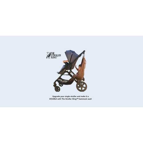 Stroller Hammock Seat for Toddlers | Extra Seat for Single or Double Strollers | Universal Toddler Stroller Accessory | The Stroller Sling™