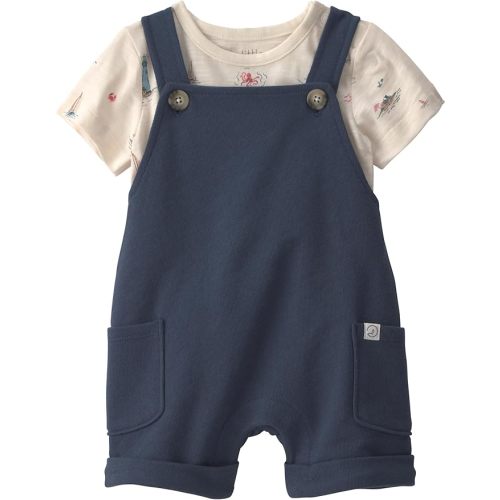 little planet by carter's Baby 2-piece Organic Cotton Shortall Set
