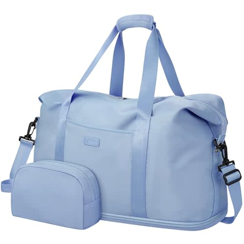 Expandable Travel Duffle Bags Weekender Overnight Bags for Women Men Hospital Bag for Women Labor Delivery with Toiletry Bag Waterproof