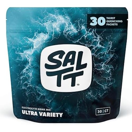 SALTT Electrolytes Powder Packets, Ultra Variety Pack (30 Packets) - Magnesium, Potassium, Sodium, Trace Minerals - Vegan, Sugar Free, Gluten Free - Travel Essentials - Made in USA