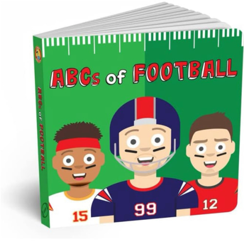 ABCs of Football - Fun Kids American Football Alphabet Book For Children and Parents, Quarterback, Tight End, Wide Receiver Superstars, Gift for Adults and Toddlers by Diaper Book Club