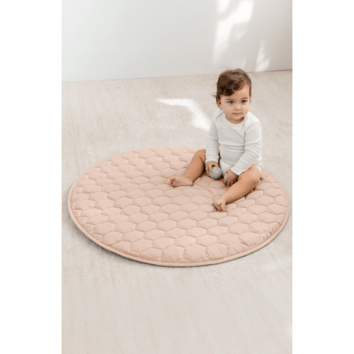 Premium Play Mat with Non-Slip Bottom, Round, Medium