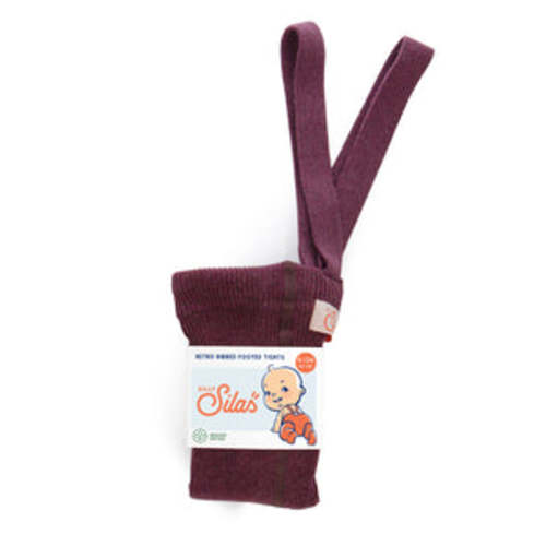 Silly Silas I Tights with braces I Fig Blend/ 3-6 months