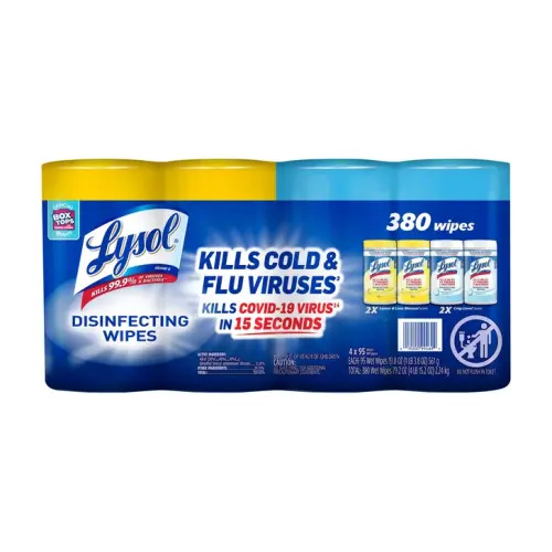 Lysol Disinfecting Wipes, Variety Pack, 95-count, 4-pack | Costco