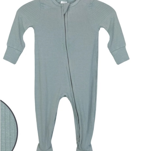 Ford Ribbed Zipper Footies