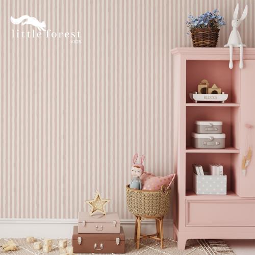 Soft powder pink striped wallpaper peel and stick wallpaper for baby girl nursery pink stripes kids room removable wallpaper cottagecore
