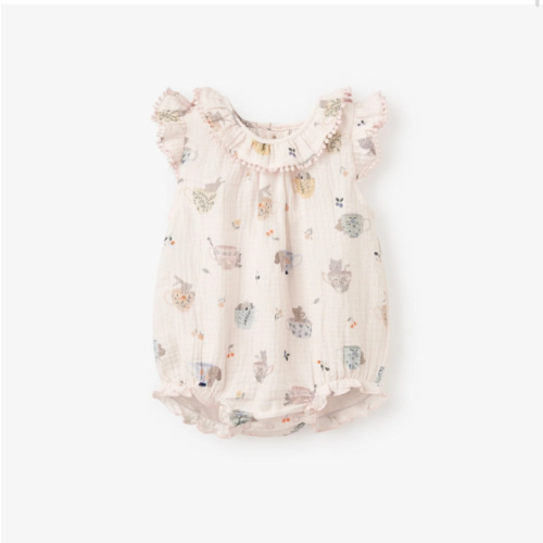 Tea Party Organic Muslin Bubble