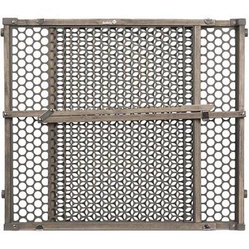 Safety 1st Gray Wood Doorway Baby Gate