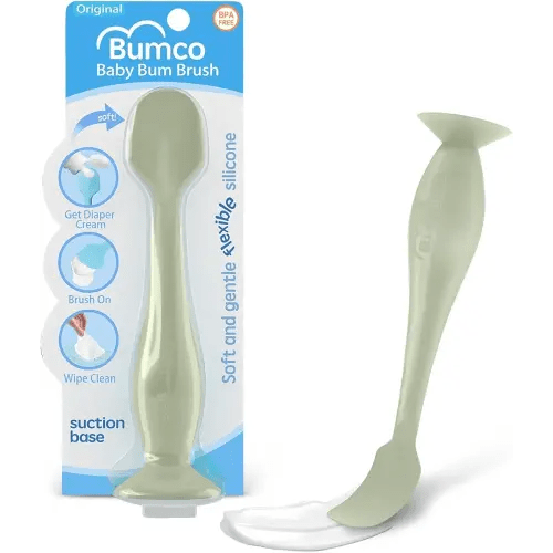 Bumco Diaper Cream Spatula - BPA-Free Diaper Bag Essentials, Soft Butt Spatula Baby, Mom-Invented Butt Paste Spatula, Bumco Diaper Cream Spatula, Flexible Diaper Cream Applicator, Bumco Baby Bum Brush