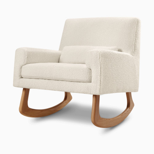 Nursery Works Sleepytime Rocker - Ivory Boucle/Light Legs