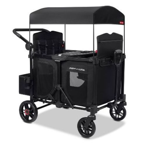 Radio Flyer Voya 2.0 XT 4-Seater Stroller Wagon - Black