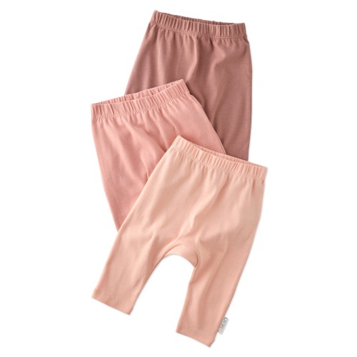 Harlowe Organic Cotton Assorted 3-Pack Harem Pants