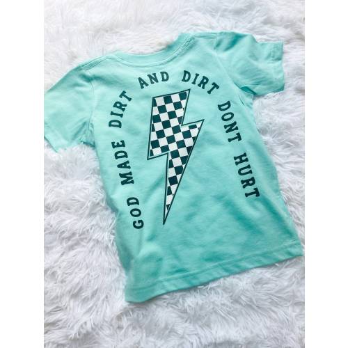 god made dirt and dirt don’t hurt, kids graphic tee, cute kids shirt, toddler graphic tee, cute toddler shirt, boys shirt, girls shirts, tee