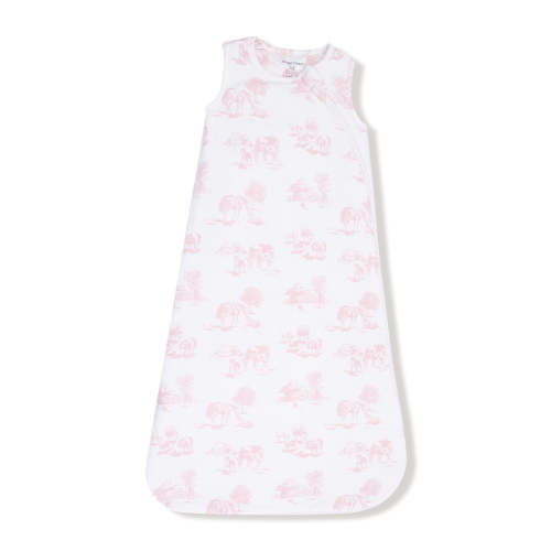 Ribbed Sleep Bag, Farm Toile Pink