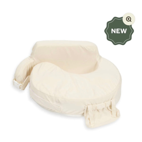 Super Deluxe Oat Nursing Pillow with 100% Organic Cotton Cover