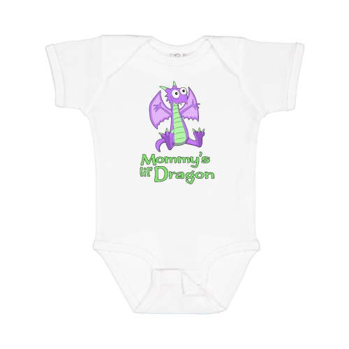 Inktastic Mommy's Lil' Dragon Boys or Girls Baby Bodysuit