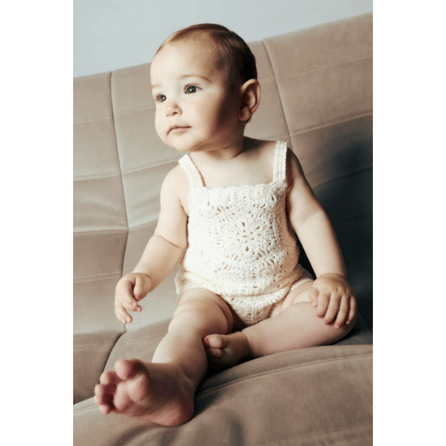 Crocheted onesie