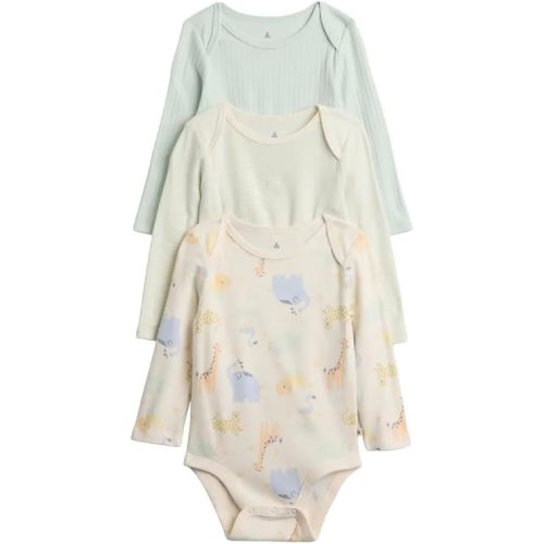 GAP Baby 3-pack Long Sleeve Bodysuit