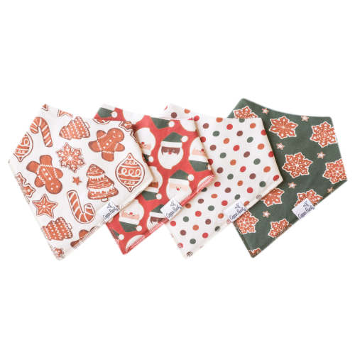 Banana Bib Set-Gingerbread by Copper Pearl