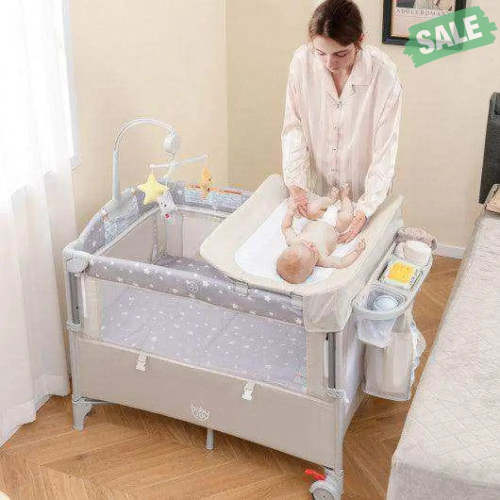 5-in-1 Portable Baby Beside Sleeper Bassin... | MoogCo Baby