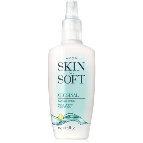 Avon Skin So Soft Original Bath Oil Spray - Moisturizing Shower Oil with Jojoba Oil & Vitamin E - Non-Greasy Formula for Dry Skin Care - After Shower Moisturizer for Women - Hydrating Spray, 5 fl oz