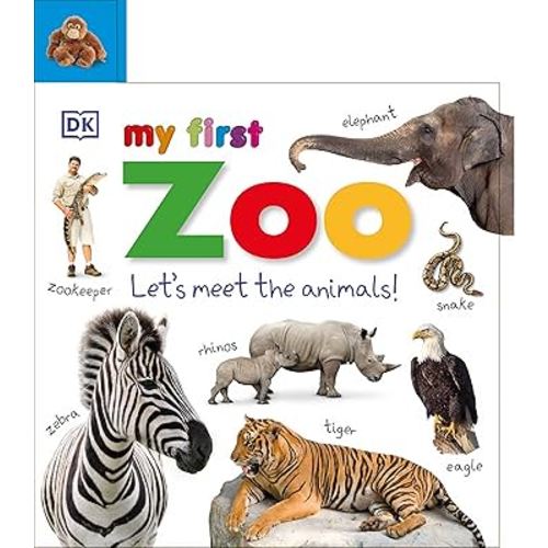 My First Zoo: Let's Meet the Animals! (My First Tabbed Board Book)