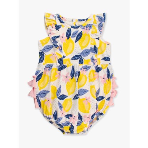 6-12 M | Tank Waterfall Romper | RuffleButts & RuggedButts