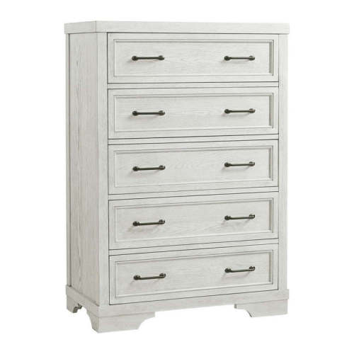 Westwood Design Foundry 5 Drawer Chest - White Dove